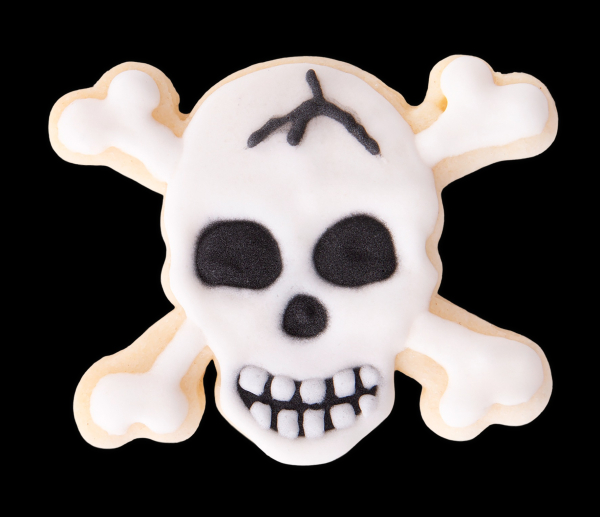 Ausstecher mit Auswerfer und Prägung - Totenkopf