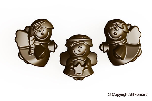 Silicone Mould Choco Angels