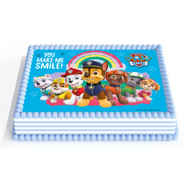 Tortenaufleger aus Esspapier - Paw Patrol 14.8 x 21cm