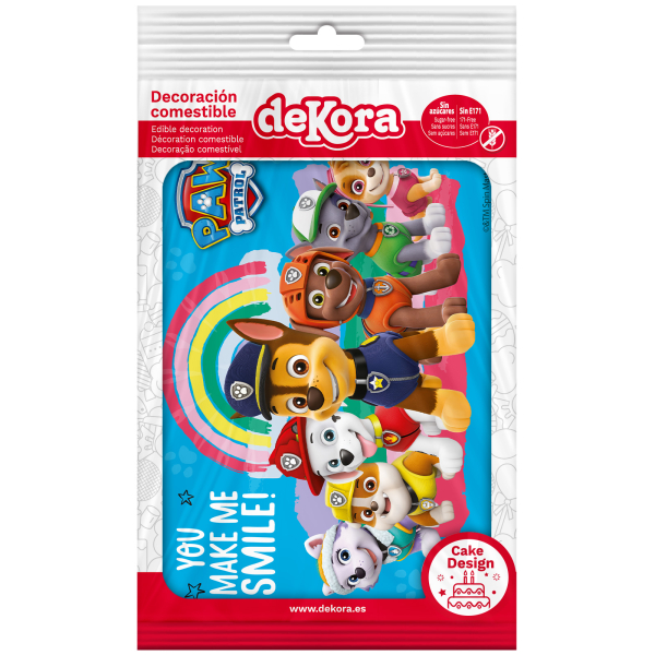 Tortenaufleger aus Esspapier - Paw Patrol 14.8 x 21cm