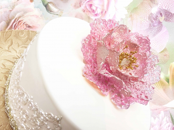 Silicone Mat 3D Floral Collection - Peony