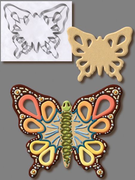 Cookie Cutter Large Butterfly