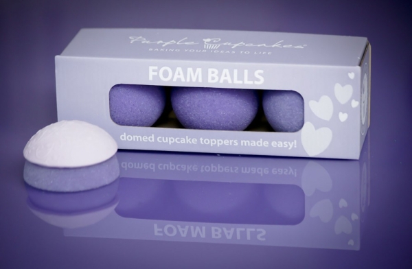 6 Foam Balls half für gewölbte Formen