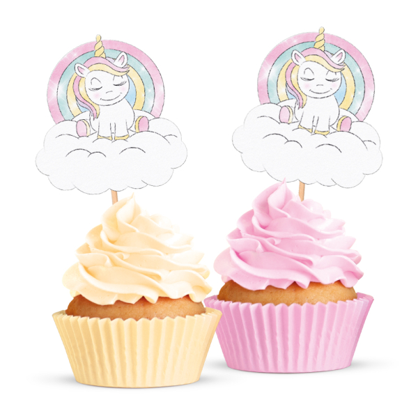 Cupcake Topper - Einhorn