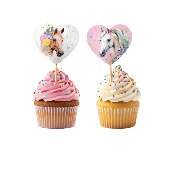 Cupcake Topper - Horses