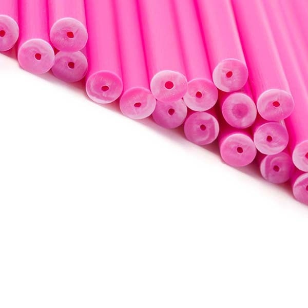 CakePop Sticks - Kunststoff Pink 15cm