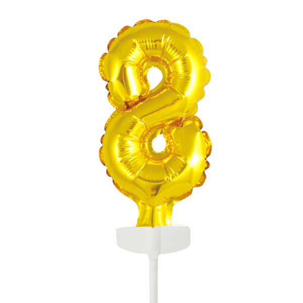 Topper - Foil Balloon Gold - 8