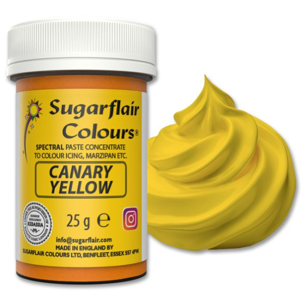 Spectral Concentrated Paste Colour - Canary Yellow - E171 Free