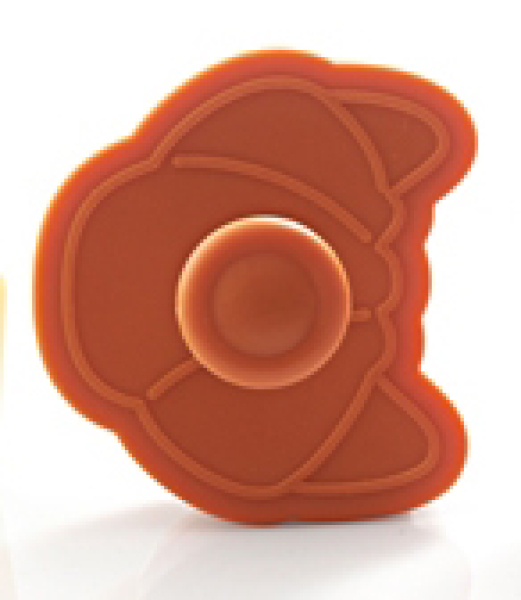 Ausstecher mit Auswerfer und Prägung - Gipfeli