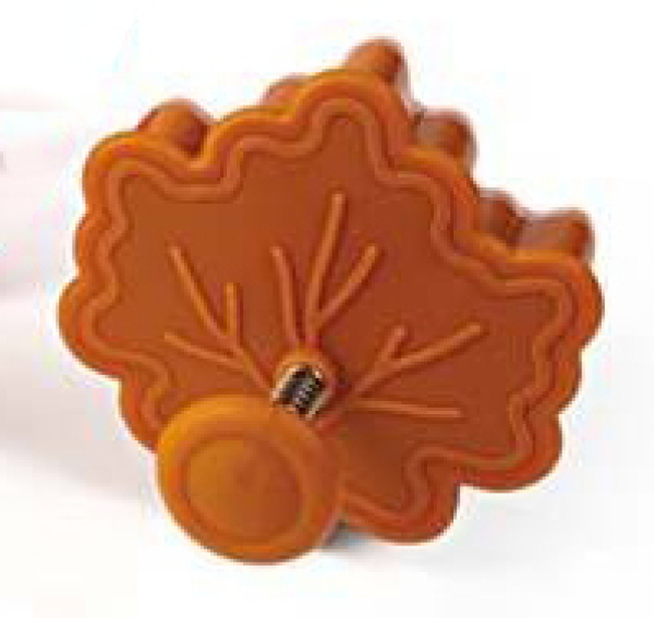 Ausstecher mit Auswerfer und Prägung - Blatt