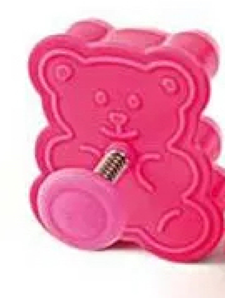 Ausstecher mit Auswerfer und Prägung - Teddybär