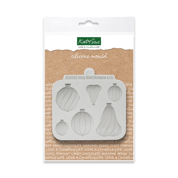 Silicone Mould - Bauble Swirl Selection