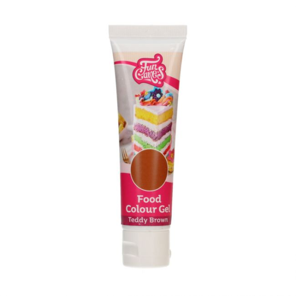 FunCakes Gel Lebensmittelfarbe - Teddy Brown