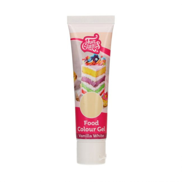 FunCakes Gel Lebensmittelfarbe - Vanilla White