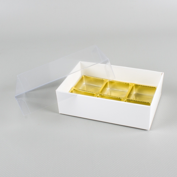 Box for 6 Bonbons - White