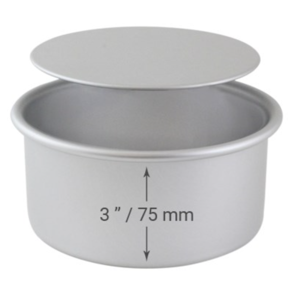Cake Pan Round with Loose Bottom - 7 x 3inch (178 x 76mm)