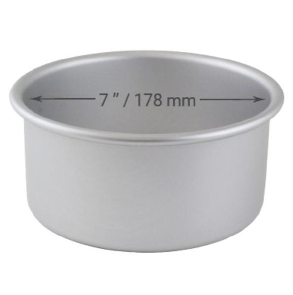 Cake Pan Round with Loose Bottom - 7 x 3inch (178 x 76mm)