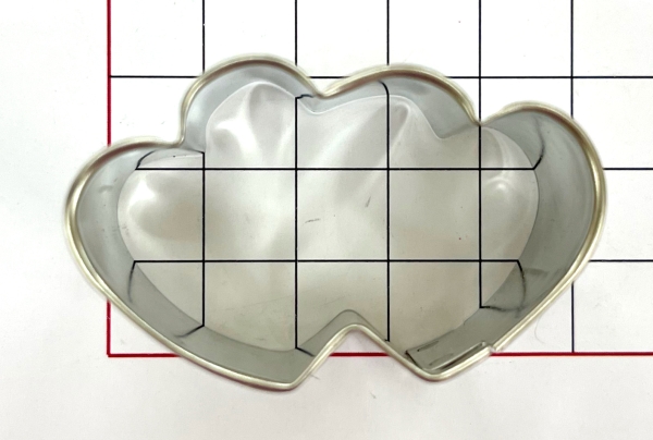 Cookie Cutter - Mini Double Heart