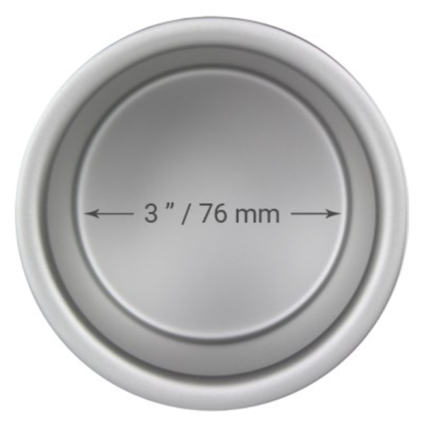 Round Cake Pan - 3in x 3in (7.6 x 7.6cm)