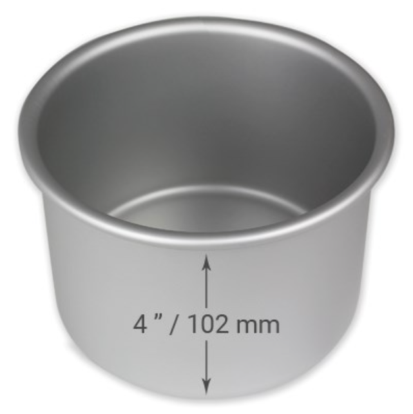 Round Cake Pan - 4in x 4in (10.16 x 10.16mm)