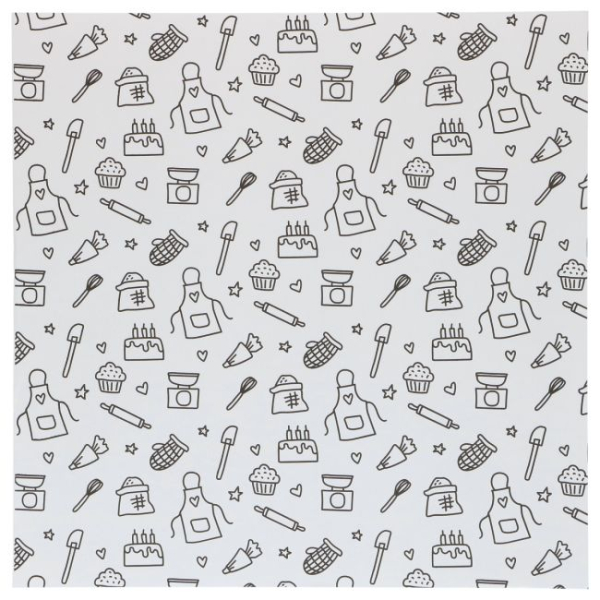Pergamentpapierbögen 25 x 25cm - Fun