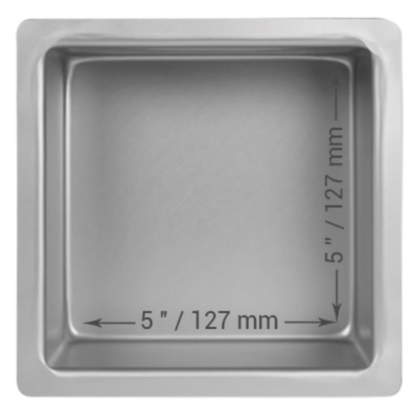 Bakeware Square - 5inx5inx4in (12.7x12.7x10.2cm)