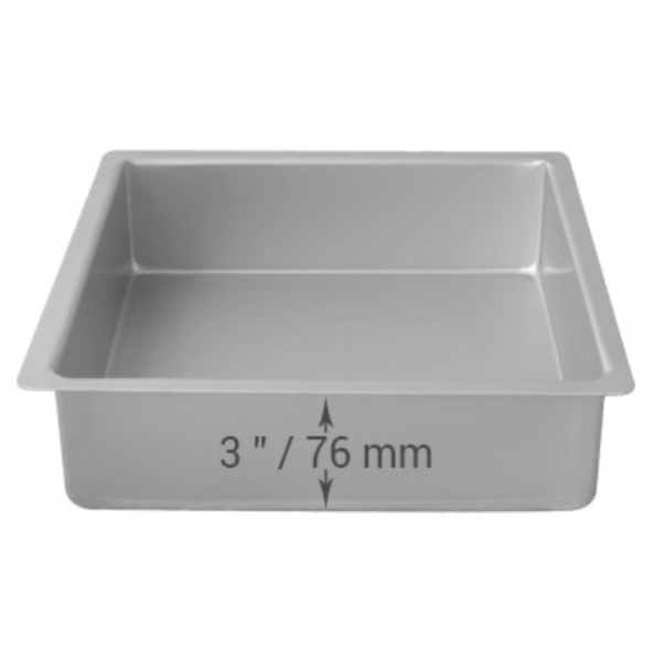 Bakeware Square - 4inx4inx3in (25.4x25.4x7.62cm)