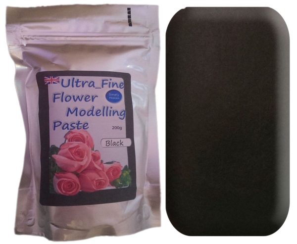 Ultra Fine Flower Modelling Paste - Black 200g