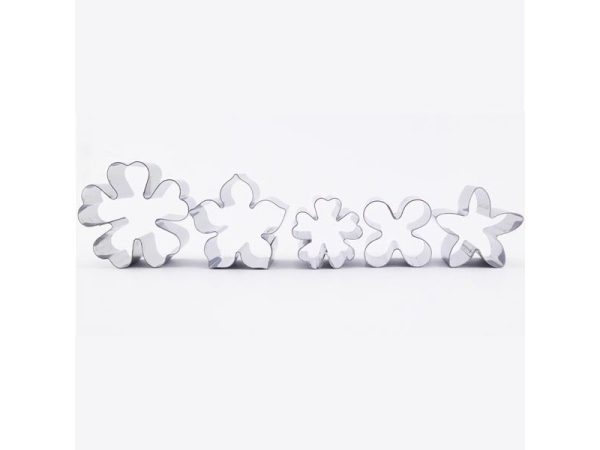 Set of 5 Small Blossom Cutters