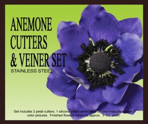 Ausstecher und Präge Set - Anemone