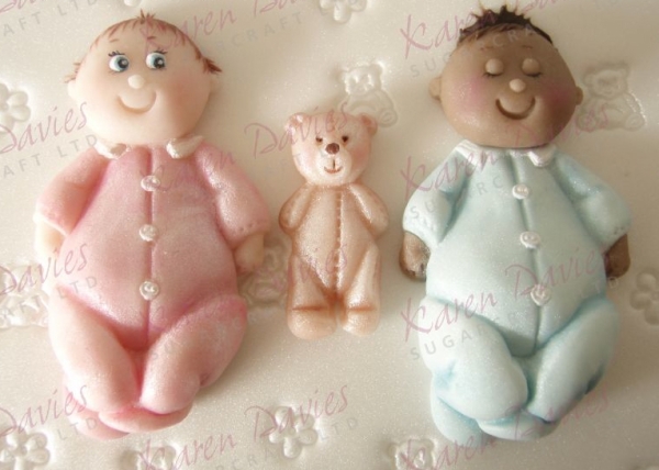 Silicone Mould - Baby and Teddy