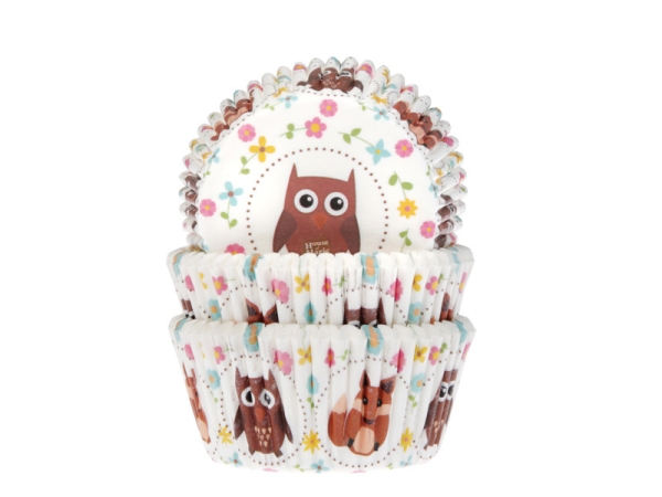 Baking Cases - Owl
