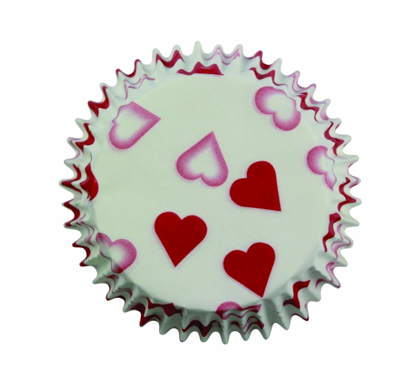 Cupcake Backförmchen - Kleine Herzen