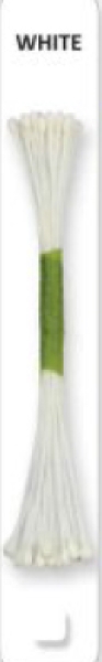 Flower Stamen - Pearl White Fine