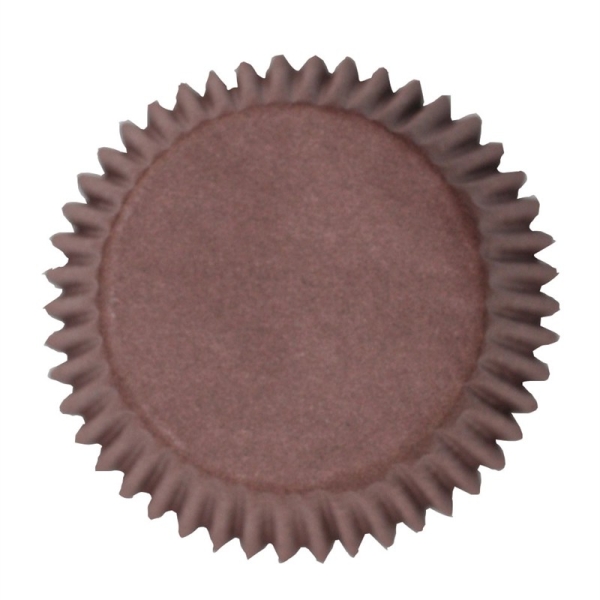 Brown Plain Printed Baking Cases