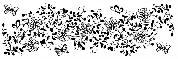Silicone Mat CakeArt Gold Collection - Midnight Garden