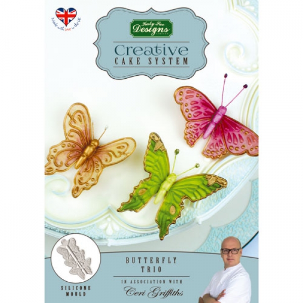 Silicone Mould - Butterfly Trio