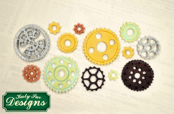 Silicone Mould - Cogs & Wheels