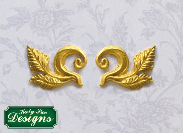 Silicone Mould - Leaf Swirl