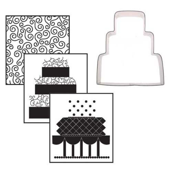 Cookie Cutter Texture Set - Wedding Cake