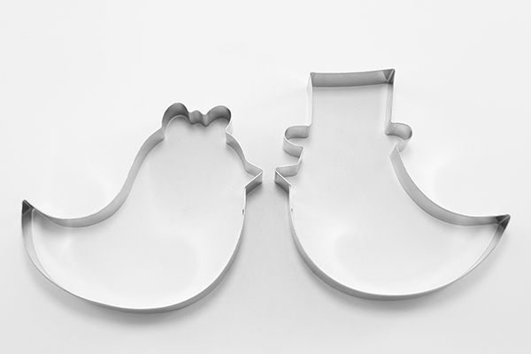 Cookie Cutter Set - Bride and Groom Birds