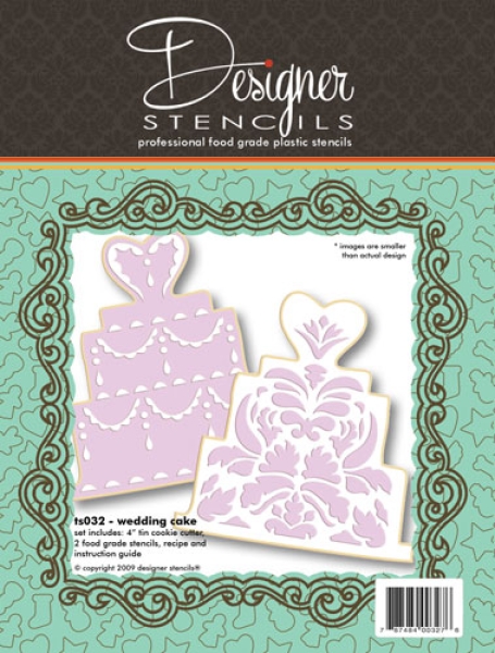 Cookie Cutter & Stencil - Wedding Cake