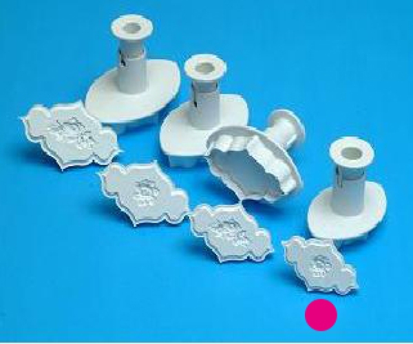 Creative Plaque Cutter Rose & Plain - Small