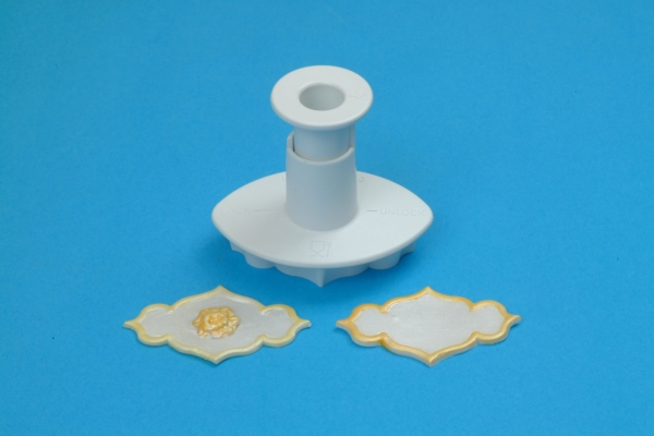 Creative Plaque Cutter Rose & Plain - Large