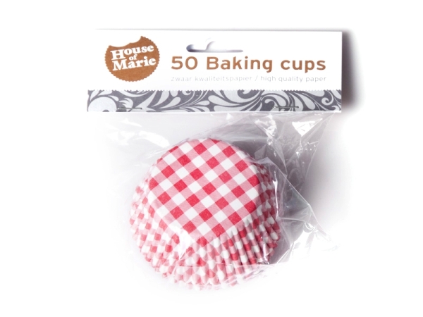 Cupcake Cases - Red Gingham