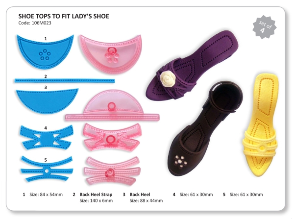 Cutter-Set Ladies Shoe Tops