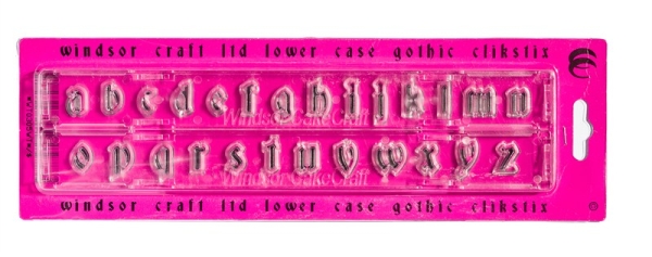 Cutter Clikstix - Gothic Lower Case Letters