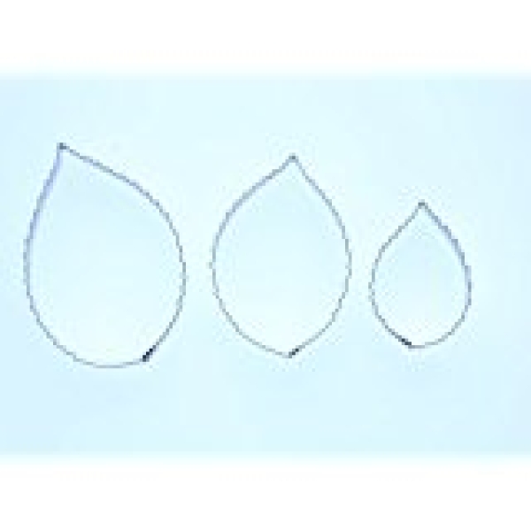 Cutter Set - Rose Leaf (Tea Rose)
