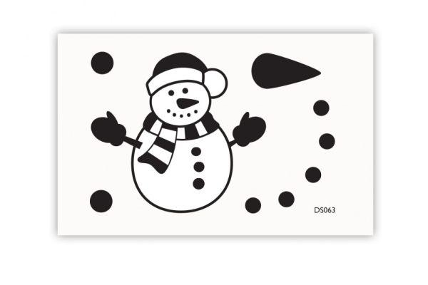Designer Stamp Snowman