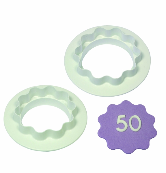 Double Sided Cutter XXXL - Round and Wavy Edge